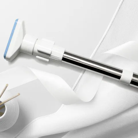 압축커튼봉 대형 110~200cm 샤워커튼 못없이 길이조절