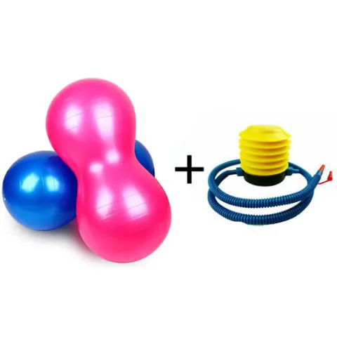 런웨이브 땅콩 짐볼 펌프 포함 세트 실내 스트레칭 다이어트