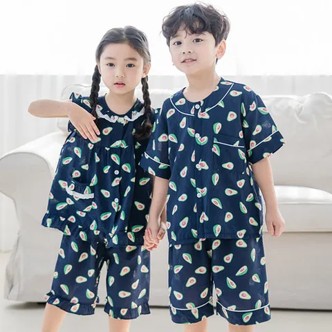 인견 아동 캐릭터 아보카드 상하세트 택1