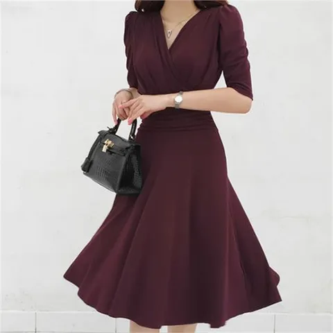 [금찌] 벨 랩 셔링 원피스 ST3538D