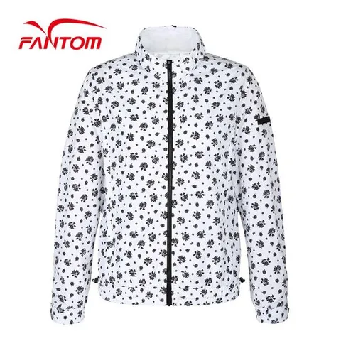 [팬텀] 여성 플라워 패턴 바람막이 점퍼