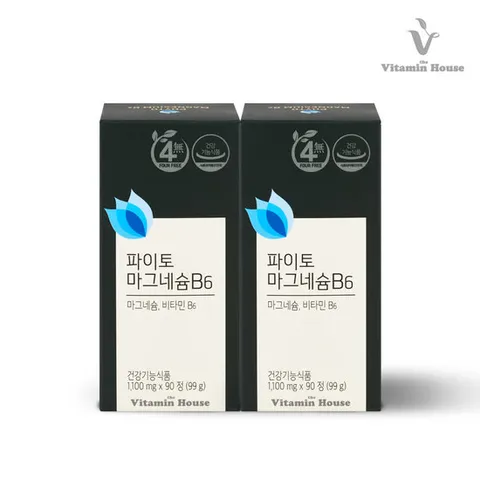 비타민하우스 파이토 마그네슘 B6 2박스(2개월분) (2027-01-15)