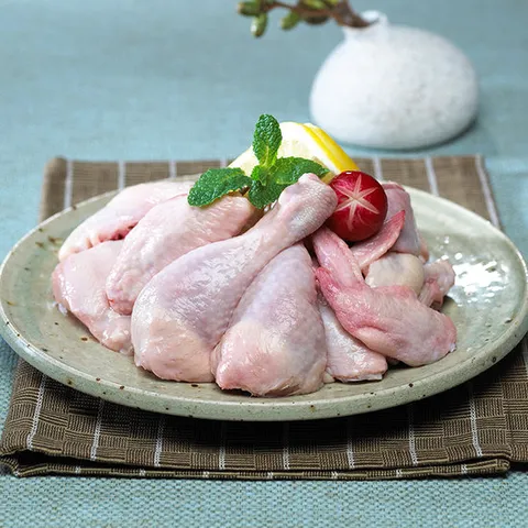 제주 무항생제 닭 다리+날개 각 500g (냉장육)