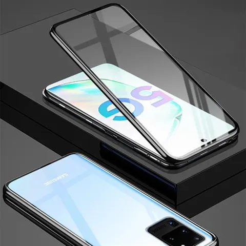 갤럭시노트20 N981 전후면 유리 메탈케이스/원터치자석