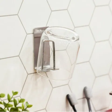 스테인레스 칫솔 컵 거치대