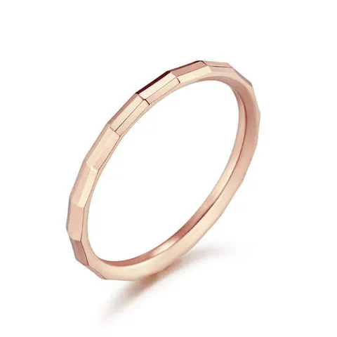 [D102패션] 14K 할로우 쓰리 컷팅 반지