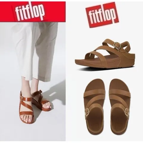 [ 현대백화점 ]핏플랍 여성샌들 FFSO4E106CM 스키니Z크로스샌들_카멜 여성