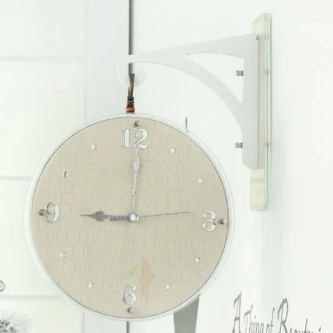 [미소비즈] 데일리데코 크로커 450 양면 벽시계