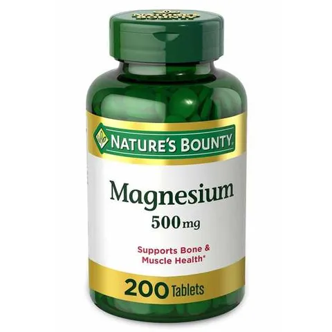 미국직구 네이처스바운티 마그네슘 500mg Magnesium 200정