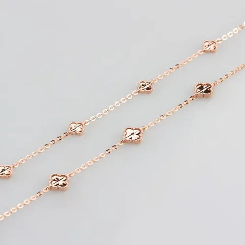 14K 클로버 포인트 팔찌(대)