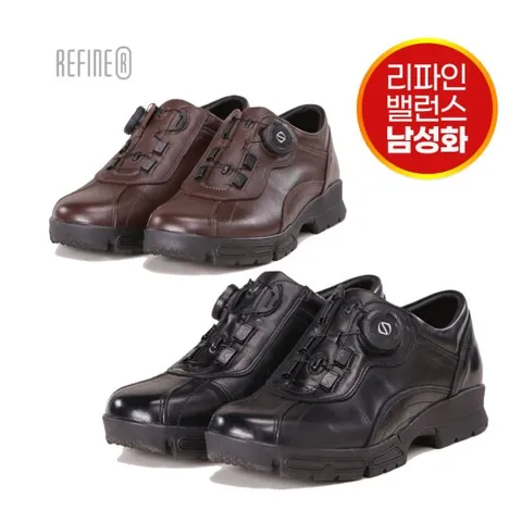 리파인 다이얼 소가죽 밸런스화 남성슈즈 발이편한 특허인솔