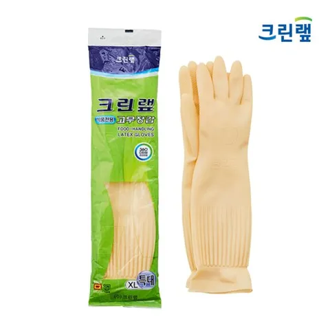 크린랩 고무장갑 식품전용 특대 1P