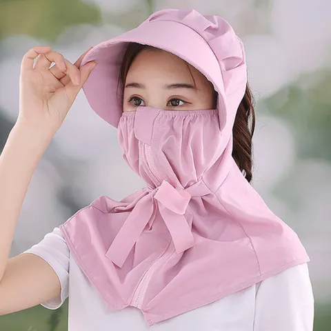 마도리 여성 햇빛 자외선 차단 마스크 벙거지 두건