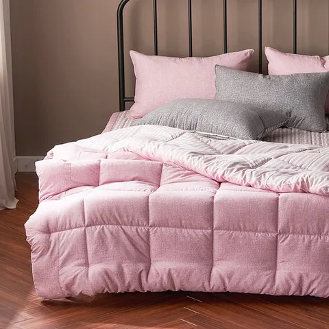 먼지걱정없는 포근한 허그 사계절 차렵이불SS세트 핑크