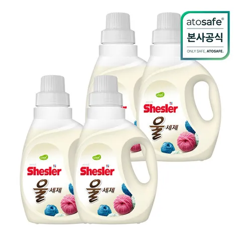 쉬슬러 액상 세제 울전용 650ml 4개