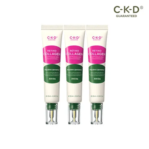 CKD 레티노콜라겐 저분자300 탄력 집중크림 25ml 3개