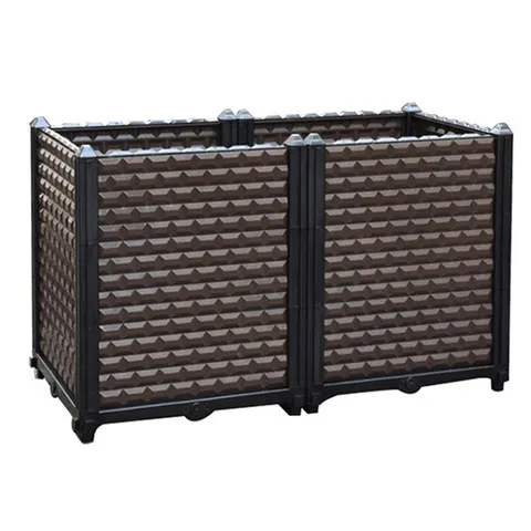 조립식 텃밭 화분-2칸2단 베란다 옥상텃밭