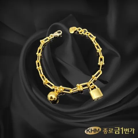 여자 순금 팔찌 자물쇠2  18.75g