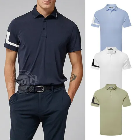 제이린드버그 히스 레귤러 TX 남성 골프 반팔폴로 네이비