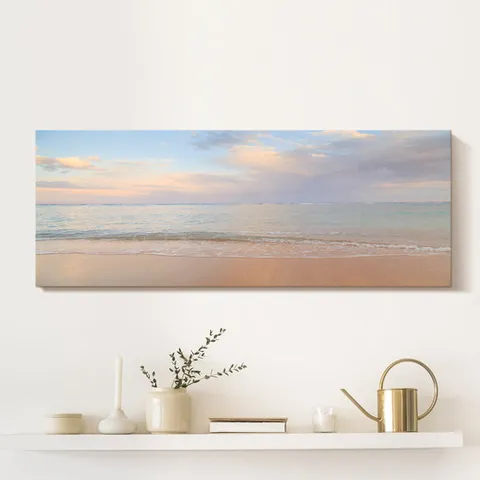 에덴미술 와이드 풍수 인테리어 파스텔노을 캔버스액자 초대형