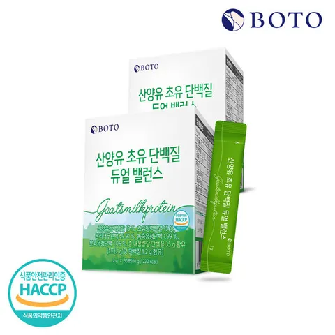 보뚜 산양유 초유 단백질 듀얼 밸런스 30포 x 2박스 (2개월분)