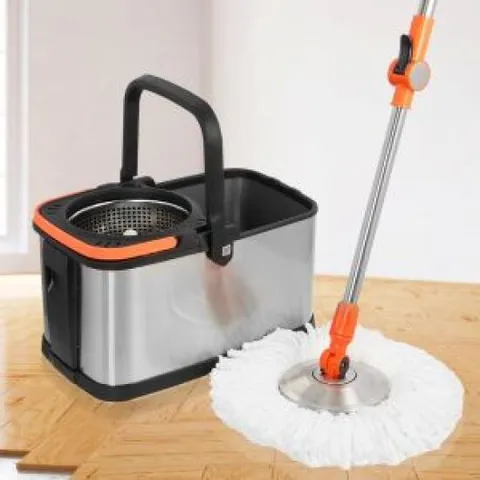 매직 스텐 통돌이 물걸레청소기 /회전 통돌이걸레