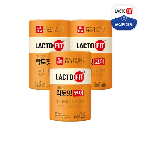 [증정행사] 락토핏 코어 3통+알티지 15일분