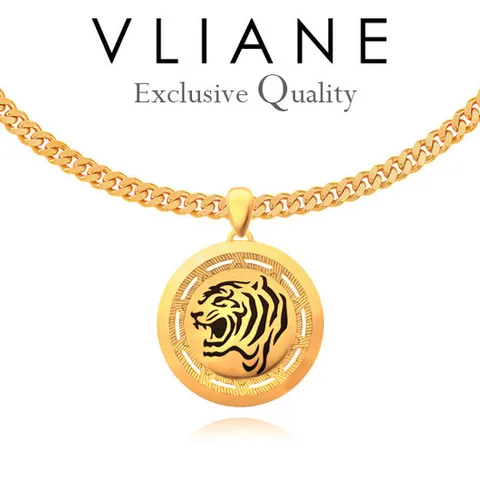 [브리앙] 18K 매직 타이거 남자 목걸이 (금목걸이,생일선물)