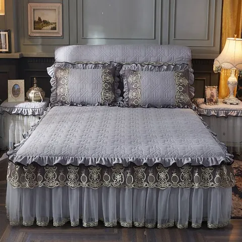 [러빙랩]유럽풍 침대커버 베개커버 퀸 세트