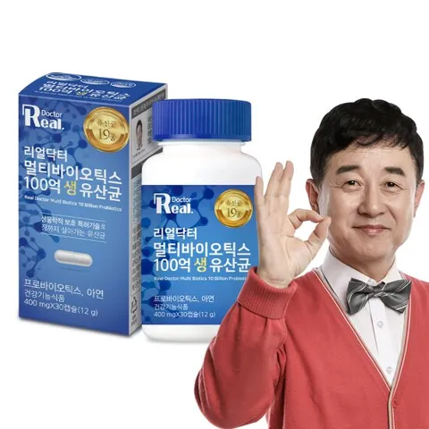 리얼닥터 멀티바이오틱스 100억 생 유산균 400mgX30캡슐 1개