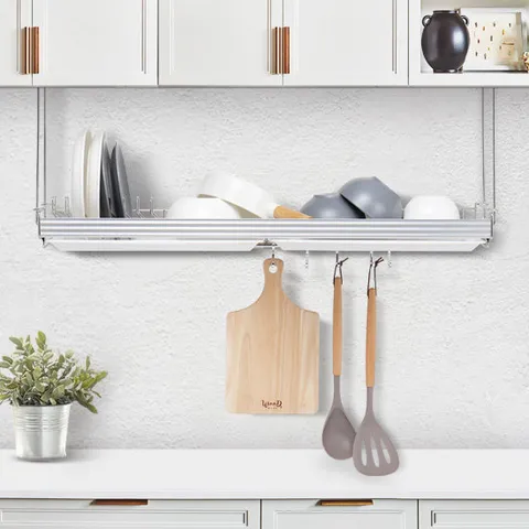 A-아멘다싱크선반1단800AL 상부장고정 싱크대정리