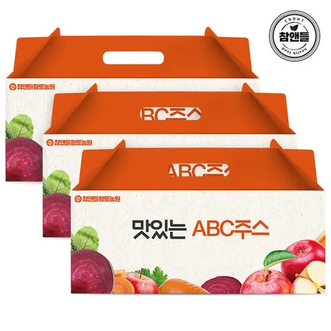 [참앤들황토농원] 맛있는 abc주스 30포 3박스