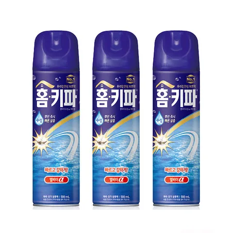 홈키파 수성 모기 살충제 엘비이 500ml X3개