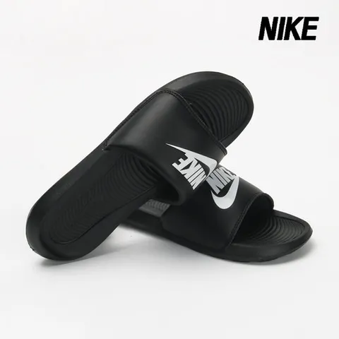 나이키 슬리퍼 빅토리 원 슬라이드 우먼스 검흰 CN9677-005
