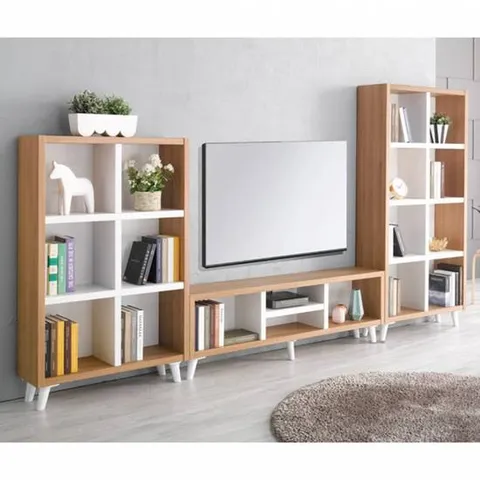 앤티카 거실 책장 E 세트 책꽂이