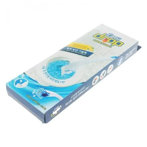 이지드롭 변기크리너 핸들 1개+레몬향리필브러쉬 1팩(12개)