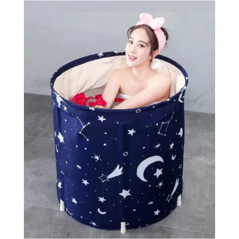 Ar6 휴대용 이동 접이식 욕조 목욕통 반신욕기 물놀이