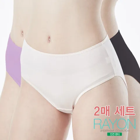 시원한 여성 여름 인견팬티 속옷 언더웨어 2매세트 HPT-1115-2p