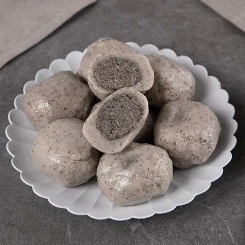 [시루조아] 굳지않는 흑임자 절구떡 10개입 (500g)