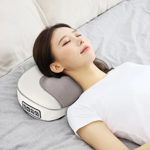 스노우 롤링 목 어깨 안마기 승모근 베개 마사지기 MVP-7782