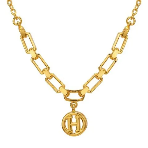 [한국금다이아몬드] 여자 순금 목걸이 체인 H 라운드 24K 11.25g 18K장식