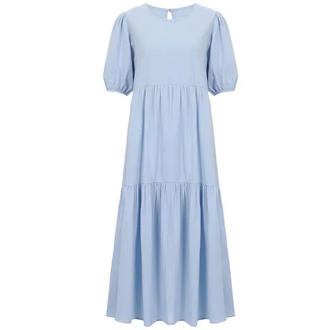 [BNX] 여성 플레어 캉캉 롱 원피스