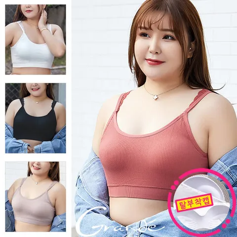 GBR20 빅사이즈 로즈 밸리 브라렛