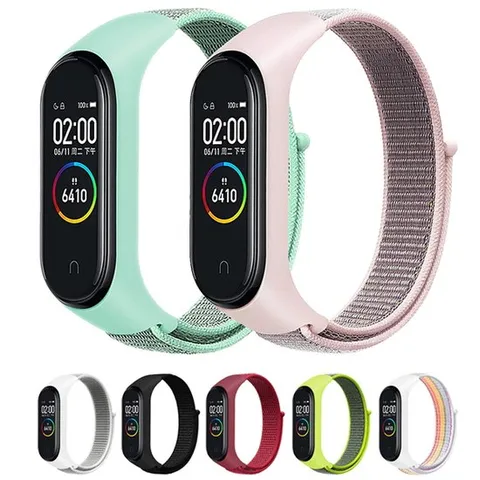 샤오미 미밴드10 9 8 7 6 5 4 3 컬러 스포츠루프 나일론 스트랩