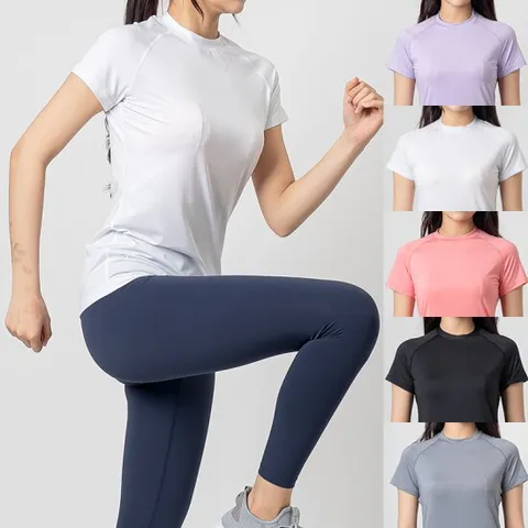 여성 반팔티 요가복 필라테스 헬스복 운동복 상의