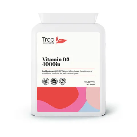 트루헬스케어 비타민D3 4000IU 365정/ Troo Healthcare Vitamin