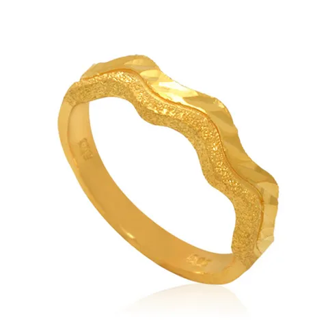 여자 순금 반지 3.75g [물결 웨이브]