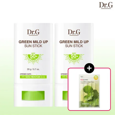 [2개] 닥터지 그린 마일드 업 선 스틱 20g