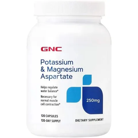 GNC 지엔씨 포타슘 마그네슘 아스파르트 250mg 120소프트젤 Pota