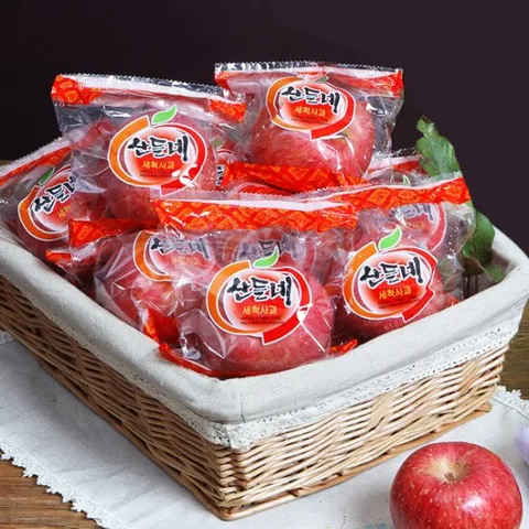 [산들네] 25년 햇 껍질째 먹는 경북세척꼬마사과 4.5kg 28-33과내